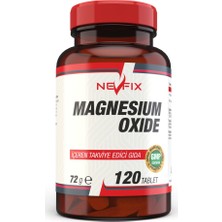 Nevfix Magnesium Oxide Magnezyum 250 mg 120 Tablet x 2 Kutu 240 Tablet