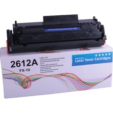 Reel Canon Mf 4100 Serisi & Hp 2612A Kartus Muadil Toner 2000 Sayfa Siyah