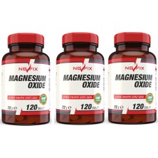 Nevfix Magnezyum Magnesium 120 Tablet 3 Kutu 360 Tablet