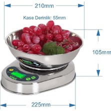 HANA HS-008 5kg / 1gr Hassas Elektronik Mutfak Terazisi