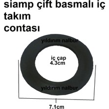 Siamp Çift Basmalı Contası Çift Düğmeli İç Takımlar İçin Rezervuar Conta