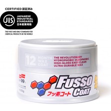 SOFT99 Fusso Coat 12 Aylık Wax Açık Renk Avrupa Versiyon 200 gr.