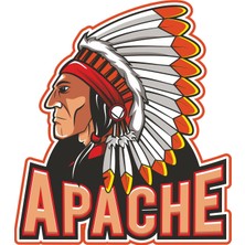 Stickermarket Apache Sticker 30 x 26 cm