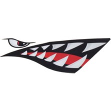 Stickermarket Köpek Balığı Oto Sticker Etiket 35 x 12 cm