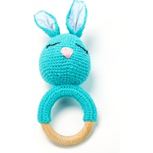 Kusursuz Anne Amigurumi Tavşan Uyku Arkadaşı + Çıngırak