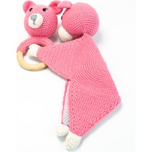 Kusursuz Anne Amigurumi Uyku Arkadaşı Ayıcık + Çıngırak