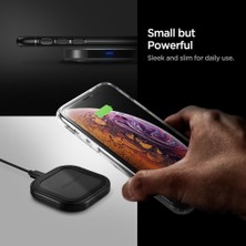 Spigen SteadiBoost F309W Compact Wireless Hızlı Kablosuz Şarj Cihazı 10W USB-C Çıkışlı (QI Sertifikalı Tüm Cihazlar ile Uyumlu) - 000CH26041