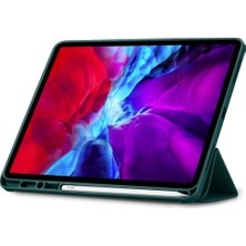 Spigen Apple iPad Pro 12.9'' (2020) / iPad Pro 12.9" (2018) Kılıf Urban Fit Dokuma Midnight Green - ACS01059