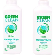 U Green Clean Bitkisel Çamaşır Suyu 1000 ml 2 Li Set