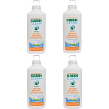 U Green Clean Bitkisel Portakal Yağlı Bulaşık Makinesi Jel Deterjanı 1000ML. 4 Lu Set