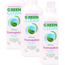 U Green Clean  Lavanta Yağlı Bitkisel Yumuşatıcı 1000 ml 3 Lü Set