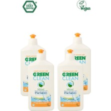 U Green Clean Portakal Yağlı Bulaşık Makinesı Parlatıcı 500 ml 4 Lü Set