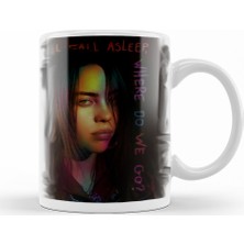Baskı Dükkanı Billie Eilish Kupa Bardak Porselen