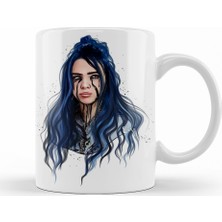 Baskı Dükkanı Billie Eilish Kupa Bardak Porselen