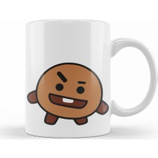 Baskı Dükkanı BT21 Shooky Bts Kupa Bardak Porselen