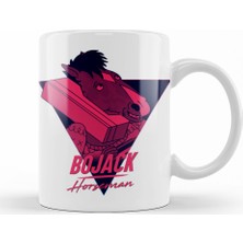 Baskı Dükkanı Bojack Horseman Kupa Bardak Porselen