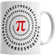 Baskı Dükkanı Matematik Pi Sayısı Kupa Bardak Porselen