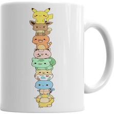 Baskı Dükkanı Turminha Pokemon Kupa Bardak Porselen