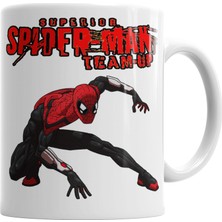 Baskı Dükkanı Spider Man Superior Kupa Bardak Porselen