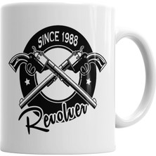 Baskı Dükkanı Revolver Kupa Bardak Porselen