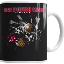 Baskı Dükkanı One Punch Man Kupa Bardak Porselen