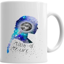 Baskı Dükkanı Moon Of My Life Kupa Bardak Porselen