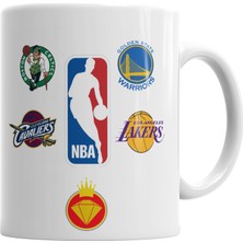 Baskı Dükkanı Nba Da King Basketboll Boston Golden Cavalıers Lakers Kupa Bardak