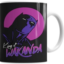 Baskı Dükkanı King Of Wakanda Kupa Bardak Porselen