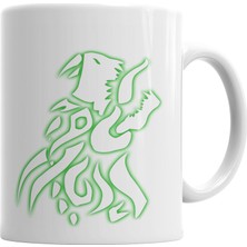 Baskı Dükkanı Dragon Kupa Bardak Porselen