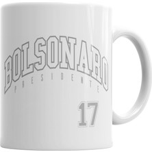 Baskı Dükkanı College Bolsonaro Kupa Bardak Porselen