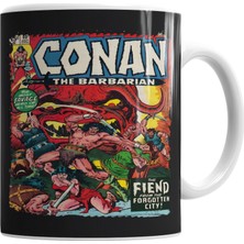 Baskı Dükkanı Conan Kupa Bardak Porselen