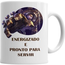 Baskı Dükkanı Blıtzcrank Legue of Legends Kupa Bardak Porselen