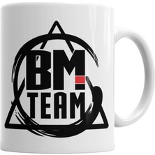 Baskı Dükkanı Bm Team Jiu Jitsu Kupa Bardak Porselen