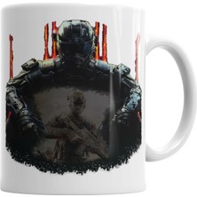 Baskı Dükkanı Call of Duty Black Ops III Kupa Bardak Porselen