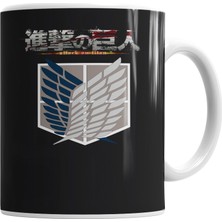 Baskı Dükkanı Attack On Titan Kupa Bardak Porselen