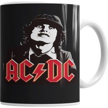 Baskı Dükkanı Ac Dc Angus Young Kupa Bardak Porselen