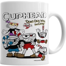 Baskı Dükkanı Cuphead One Kupa Bardak Porselen