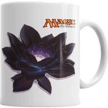 Baskı Dükkanı Camiseta Magic The Gathering Black Lotus Kupa Bardak Porselen