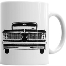 Baskı Dükkanı Carro Vintage Araba Kupa Bardak Porselen