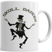 Baskı Dükkanı Caveira Dançarina Kupa Bardak Porselen