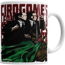 Baskı Dükkanı Ciro Gomes e Leonel Brizola Kupa Bardak Porselen