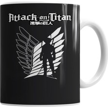 Baskı Dükkanı Attack On Titan Kupa Bardak Porselen