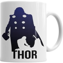 Baskı Dükkanı Thor Vingador Kupa Bardak Porselen