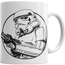 Baskı Dükkanı Star Wars Kupa Bardak Porselen