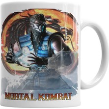 Baskı Dükkanı Sub Zero Mortal Kombat Game Kupa Bardak Porselen