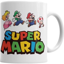 Baskı Dükkanı Super Mario Kupa Bardak Porselen