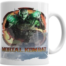 Baskı Dükkanı Mortal Kombat X Quan Chi Game Kupa Bardak Porselen