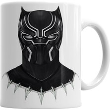 Baskı Dükkanı Black Panther Kupa Bardak Porselen