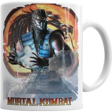 Baskı Dükkanı Sub Zero Mortal Kombat Game Kupa Bardak Porselen