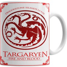 Baskı Dükkanı Targaryen House Kupa Bardak Porselen